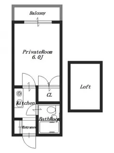 ヨーロピアン石川【2階】の間取り