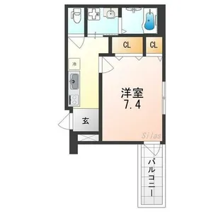 フジパレス堺なかもず【1階】の間取り