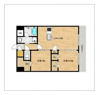 S-RESIDENCE薬院aureate【1102号室】の間取り