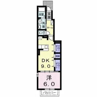 クラールⅡ【1階】の間取り
