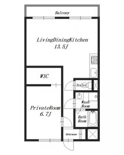 Auburn橿原【4階】の間取り