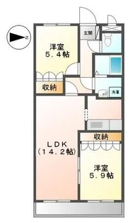 パインヒルズ1【2階】の間取り