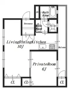 堀田マンション【3階】の間取り