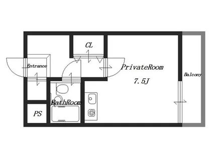 ロイヤルタケナカ【4階】の間取り