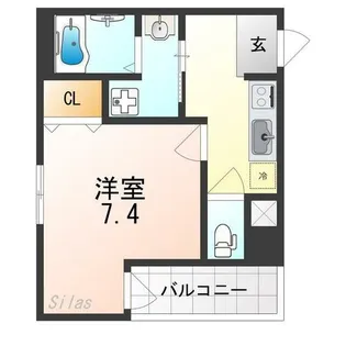フジパレス堺なかもず【3階】の間取り