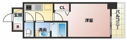 ALIVIS福島海老江【12階】の間取り