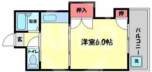 FM Nakazaki Ⅰ【7階】の間取り