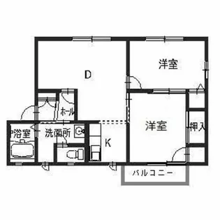 ラヴェール英賀保【1階】の間取り