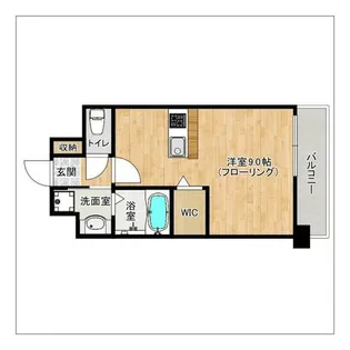 エンクレスト博多駅南FIT【9階】の間取り