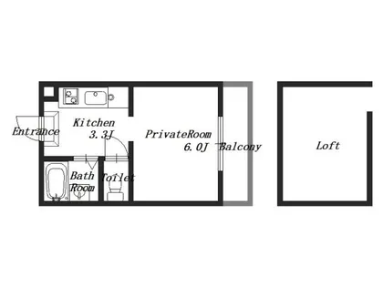 ウエストビュー桜井【2階】の間取り