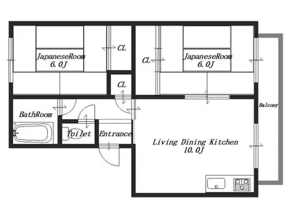 グリーンハイツ【1階】の間取り