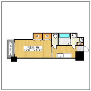 ロイヤル博多駅前【15階】の間取り