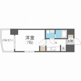 セレニテ桜川駅前プリエ【1009号室】の間取り