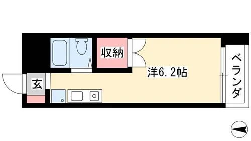 サンシティー西郊【403号室】の間取り