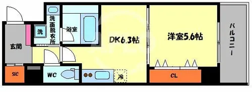 ベルフォーレ イガ【3階】の間取り