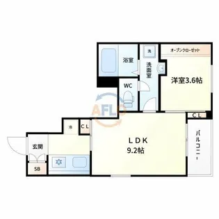サンリット・ガーデン 小曽根S【1階】の間取り