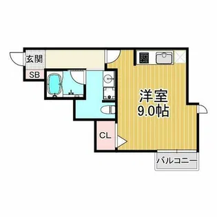 ソルセレジェイラ西宮【3階】の間取り
