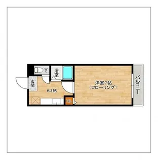 レジデンス香住ヶ丘【402号室】の間取り