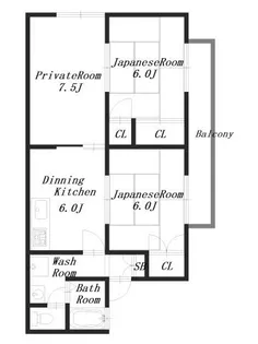 パストラルハイムⅠ【1階】の間取り
