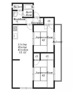 パストラルハイムⅠ【2階】の間取り