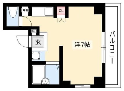 ハインホーフ雪扇【4階】の間取り