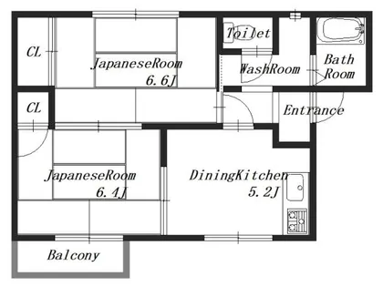 フレグランス山の辺G【2階】の間取り
