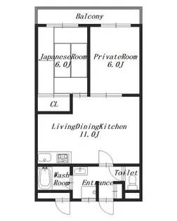 AMTY桜井【3階】の間取り