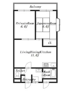 AMTY桜井【4階】の間取り