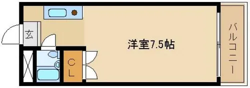 コートクリエイトⅠ【103号室】の間取り