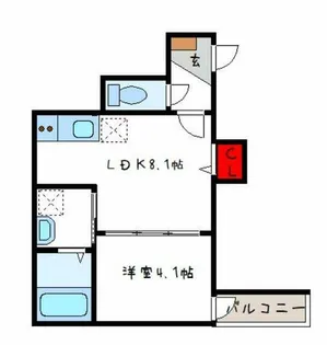 ジャカルタ519【1階】の間取り