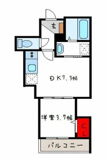 ジャカルタ519【2階】の間取り