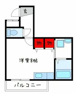プチコート八尾本町【1階】の間取り
