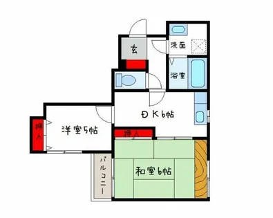 光南ガーデンハイツⅠ【4階】の間取り