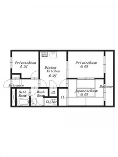 サンフィットラブリー【1階】の間取り