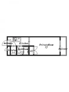パインハイツ桜井【3階】の間取り