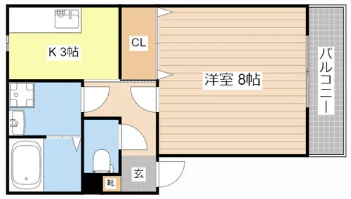 ハイツサニープラス【102号室】の間取り