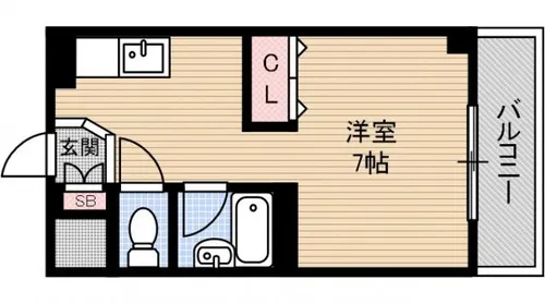 第35マンション【3階】の間取り