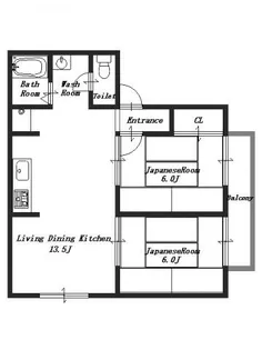 サニーハウス【2階】の間取り