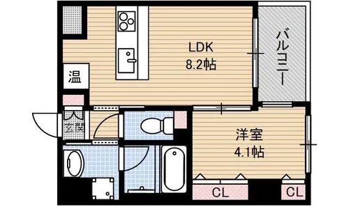 コルテ・ビラージュ【2階】の間取り