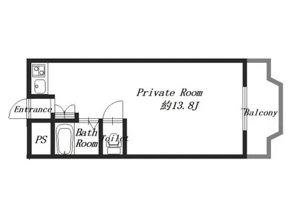 ビクトワール桜井【2階】の間取り