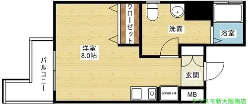 フレアコート新大阪【10階】の間取り
