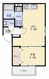 Favoloso花畑Ⅰ【3階】の間取り
