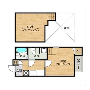ベネフィスタウン井尻III【2階】の間取り