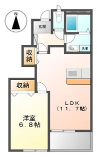 フォルムフィールド・コート【1階】の間取り
