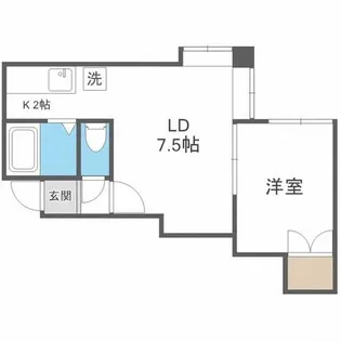 北海道札幌市東区北二十三条東15丁目【アパート】の間取り