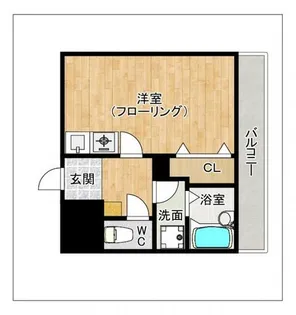 ルポ小郡駅前【1108号室】の間取り