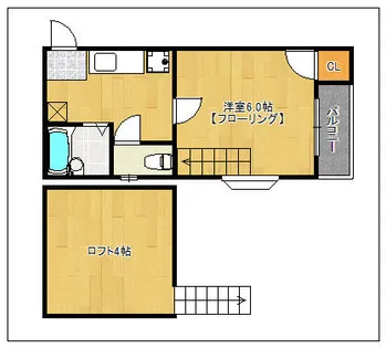 LA MAISON DE MARUSAN【102号室】の間取り
