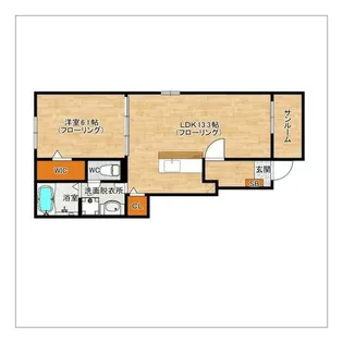グランリヴァージュ宮司I【1階】の間取り