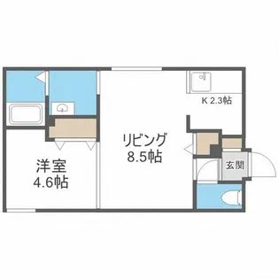 エスカリエ平岸【301号室】の間取り