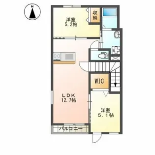 グリーンヒル本城【2階】の間取り